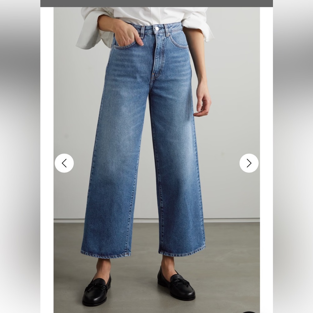 Toteme wide leg jeans size 27